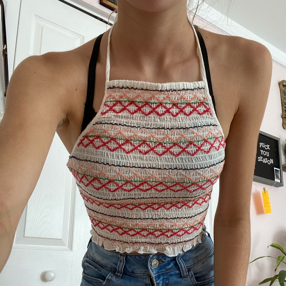 🦋american eagle halter top!